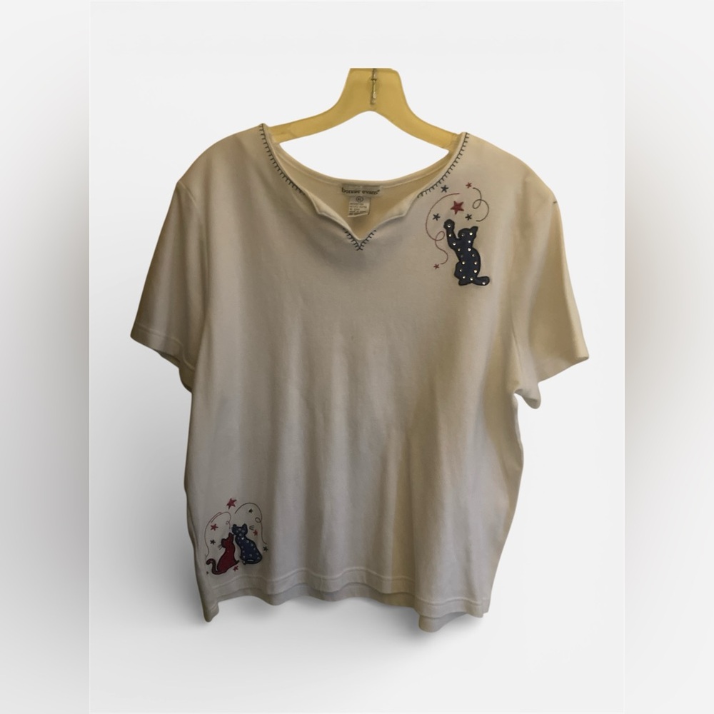 Bonnie Evan’s Patriotic Cat Shirt